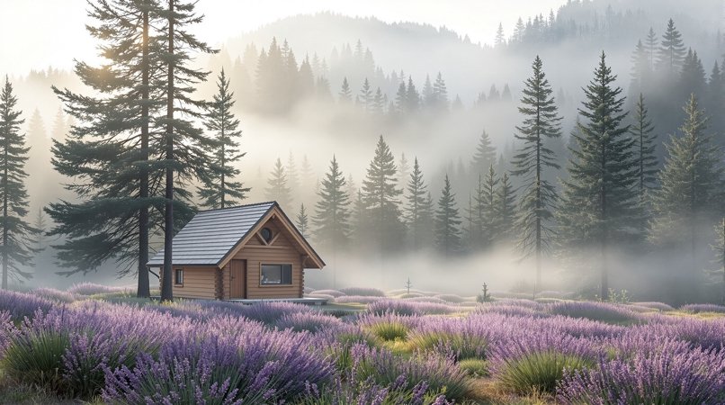 山间小屋